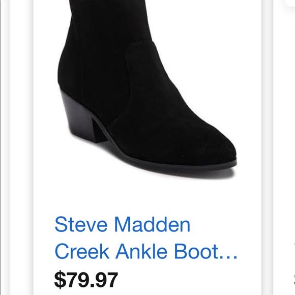 steve madden creek ankle bootie